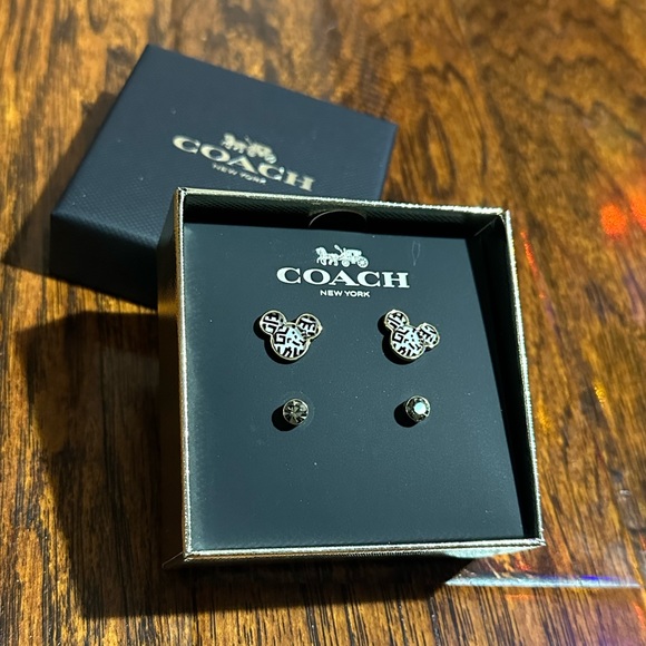 Coach x Keith Haring Mickey Mouse Earrings - Picture 1 of 6